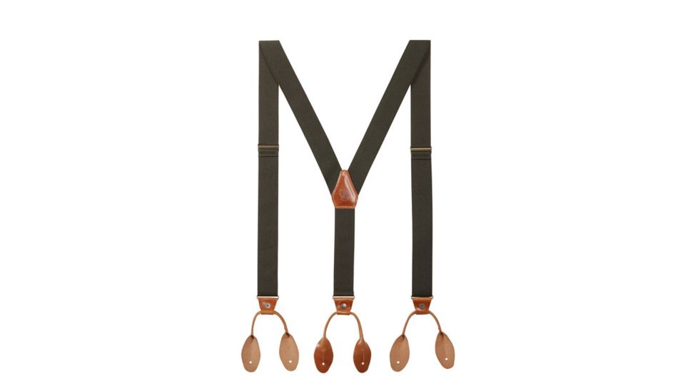 Fjallraven Singi Loop Suspenders, Dark Olive, One Size, F77354-633-1 Size