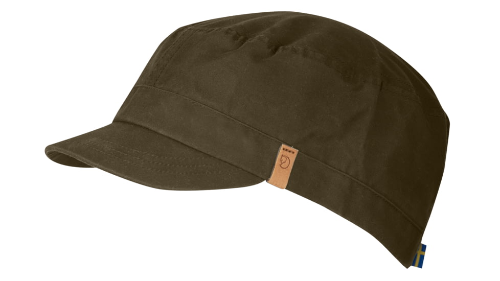 Fjallraven Singi Trekking Cap, Dark Olive, Small, F77279-633-S