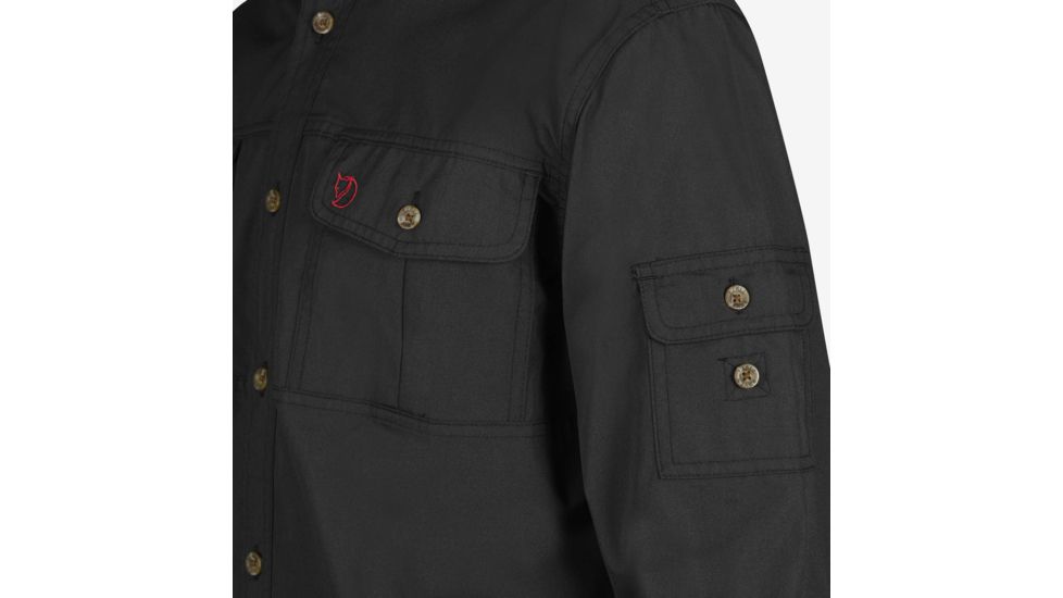 Fjallraven Singi Trekking Shirt Long Sleeve - Mens, Dark Grey, Large, F81838-030-L