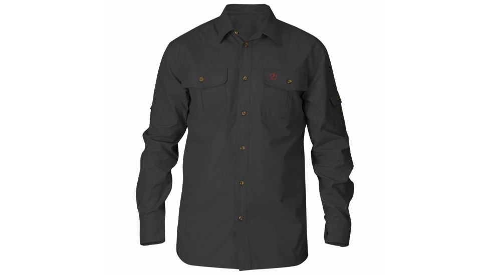 Fjallraven Singi Trekking Shirt Long Sleeve - Mens, Dark Grey, Large, F81838-030-L