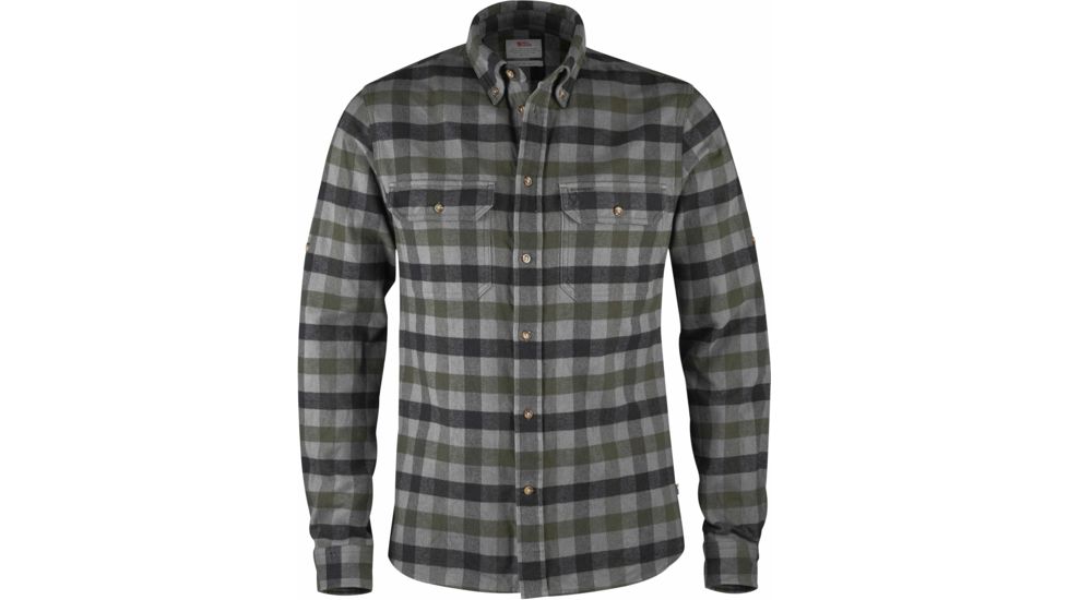 Fjallraven Skog Shirt - Men's-Black-Small
