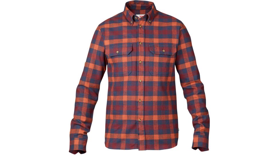 Fjallraven Skog Shirt - Mens-Navy-Medium