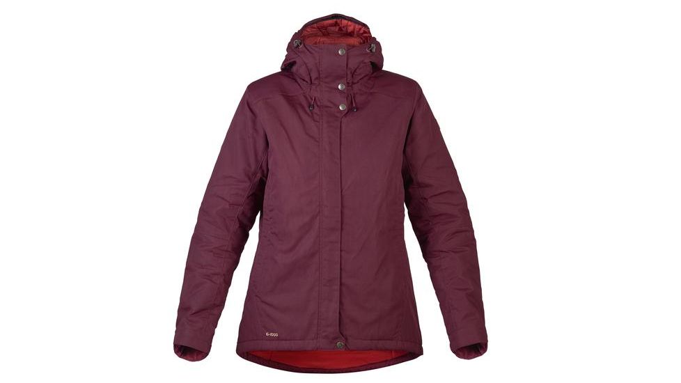 Fjallraven Skogso Padded Jacket - Womens, Dark Garnet, Extra Small, F89648-356-XS