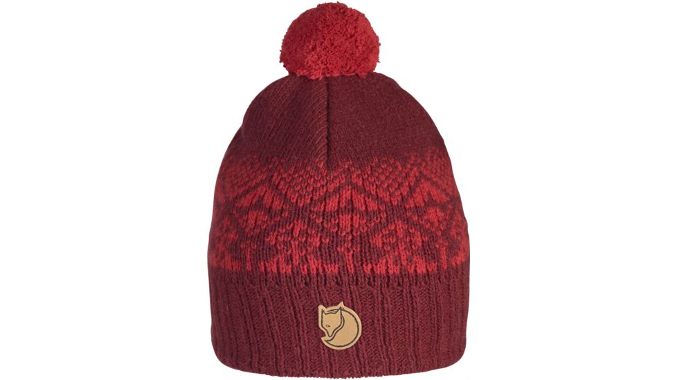 Fjallraven Snowball Hat-Kid's-Dark Garnet-One Size