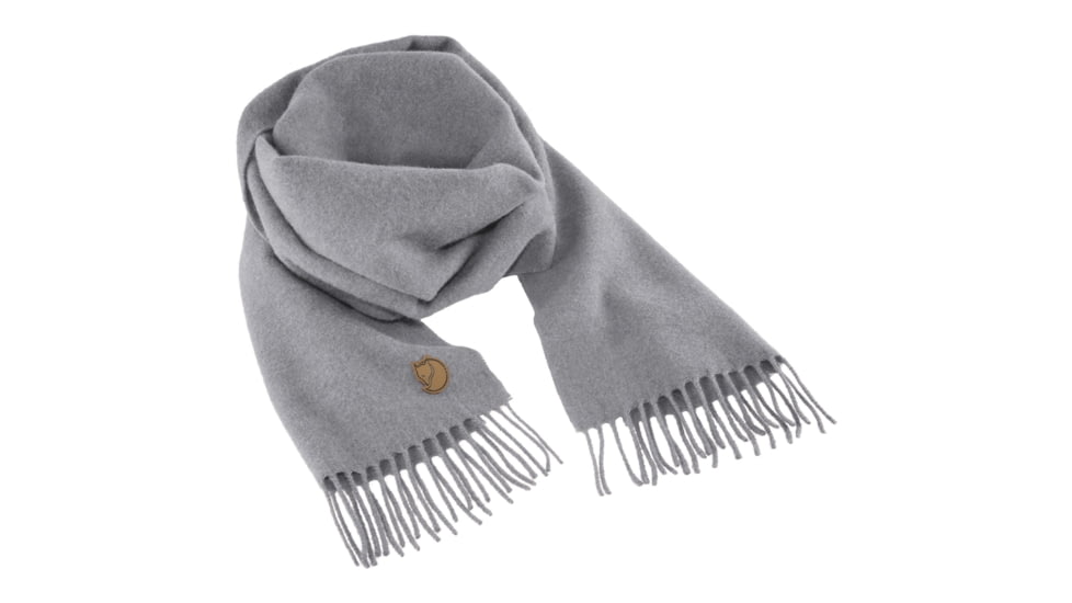 Fjallraven Solid Re-Wool Scarf, Grey, One Size, F78011-020-OS