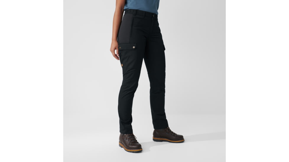 Fjallraven Stina Trousers - Womens, Black, 36, Regular, F84775-550-36/R