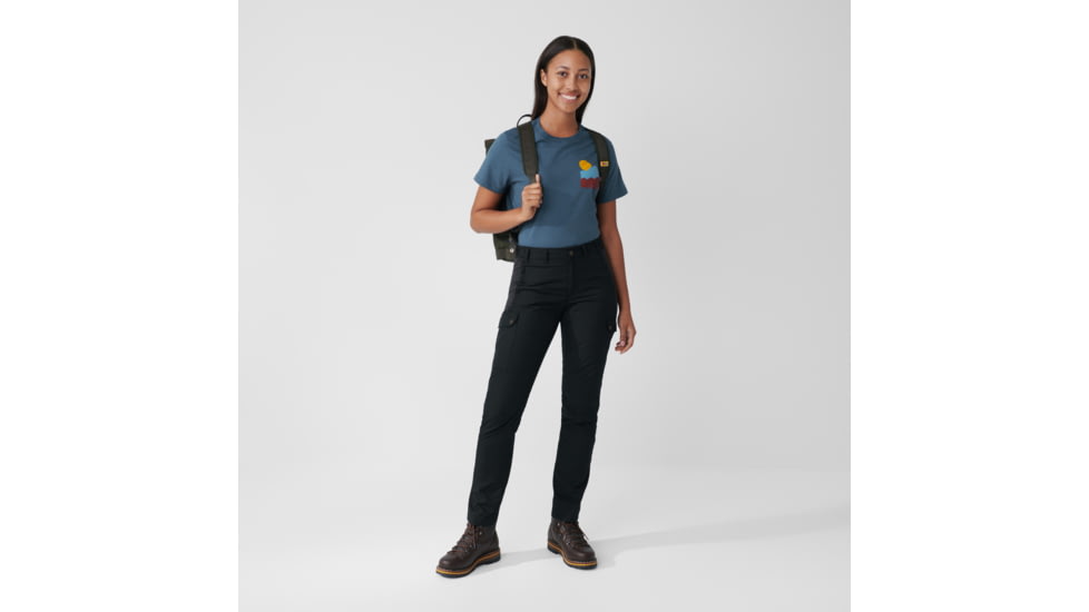 Fjallraven Stina Trousers - Womens, Black, 36, Regular, F84775-550-36/R