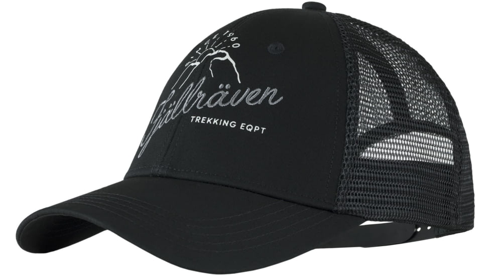Fjallraven Sunrise Langtradarkeps Cap, Black, Large/Extra Large, F78148-550-L/XL
