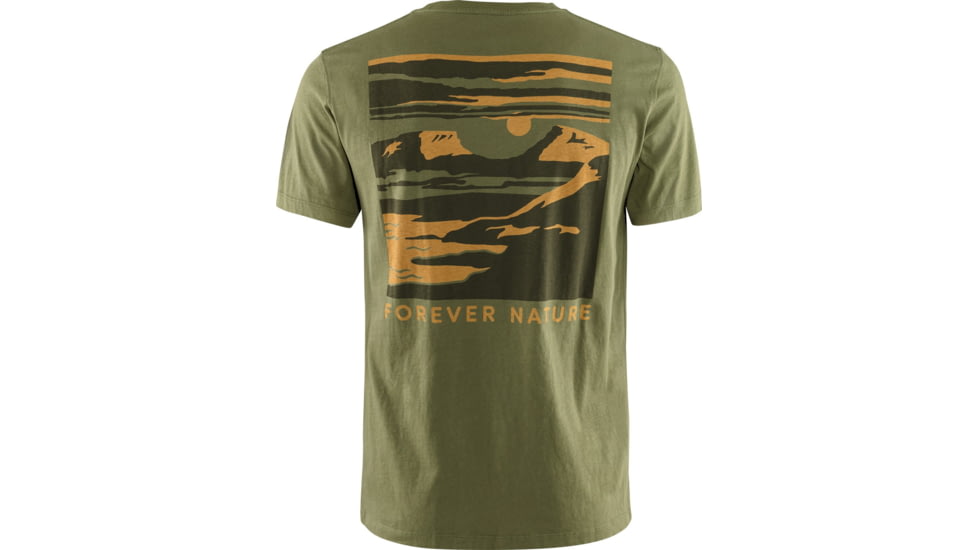 Fjallraven Tornetrask T-Shirt - Mens, Green, Large, F87314-620-L