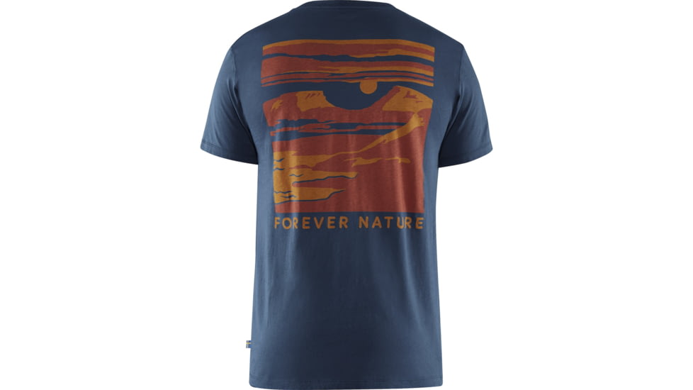 Fjallraven Tornetrask T-Shirt - Mens, Navy, Medium, F87314-560-M