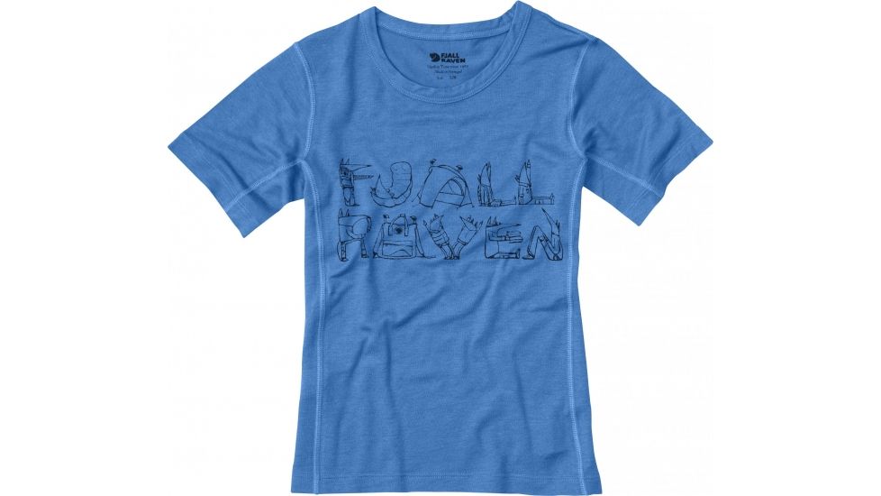Fjallraven Trail T-Shirt - Kids'-UN Blue-EU 116