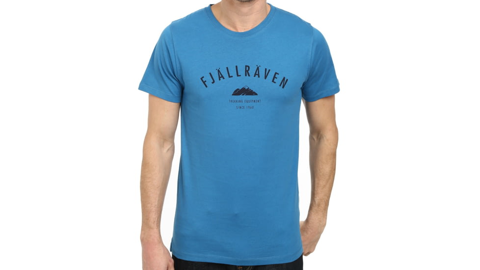 Fjallraven Trekking Equipment T-Shirt - Men's-Lake Blue-Medium