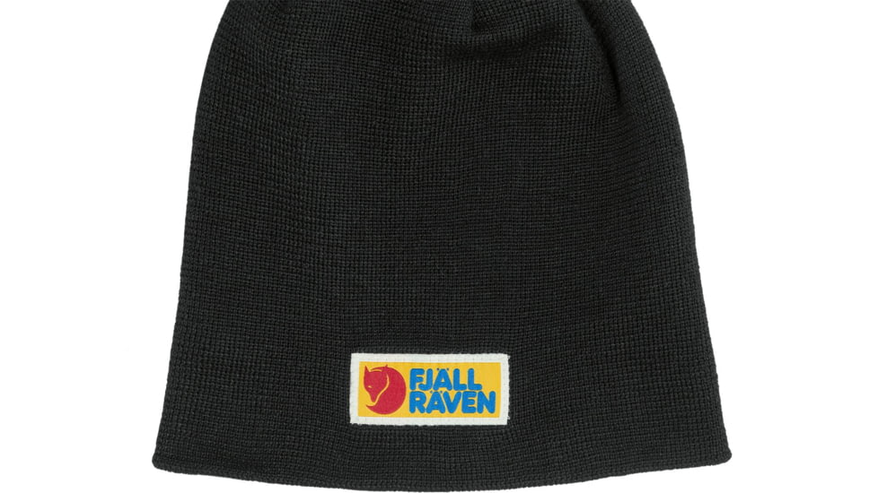 Fjallraven Vardag Beanie, Black, One Size, F78147-550-OS