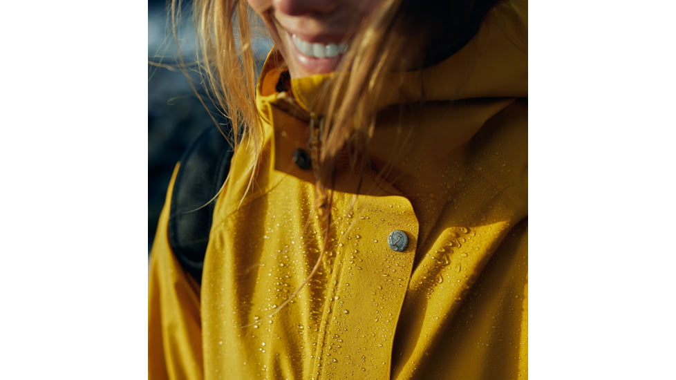 Fjallraven Vardag Hydratic Anorak Jacket - Womens, Mustard Yellow, Extra Large, F87094-161-XL