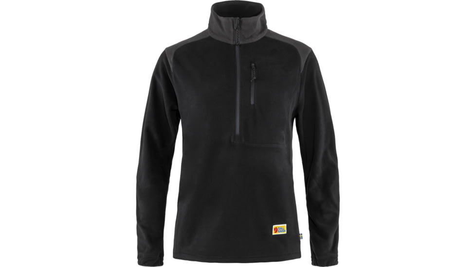 Fjallraven Vardag Lite Fleece - Womens, Black-Dark Grey, Small, F84785-550-030-S