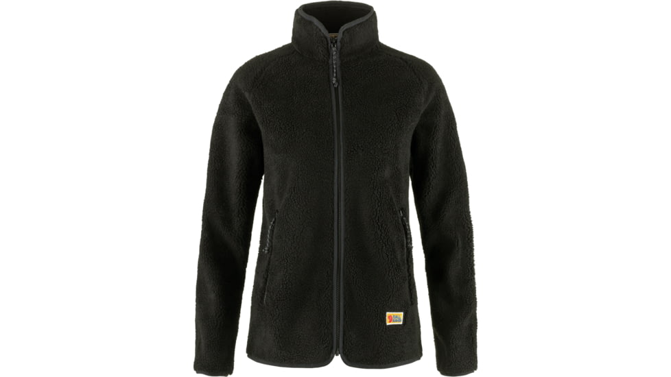 Fjallraven Vardag Pile Fleece - Womens, Medium, Black, F84789-550-M