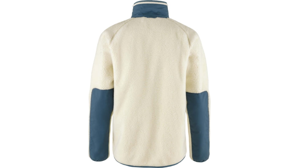 Fjallraven Vardag Pile Jacket - Mens, Chalk White/Indigo Blue, Extra Large, F87164-113-534-XL