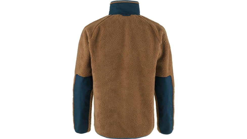 Fjallraven Vardag Pile Jacket - Mens, Chestnut/Navy, Medium, F87164-230-560-M