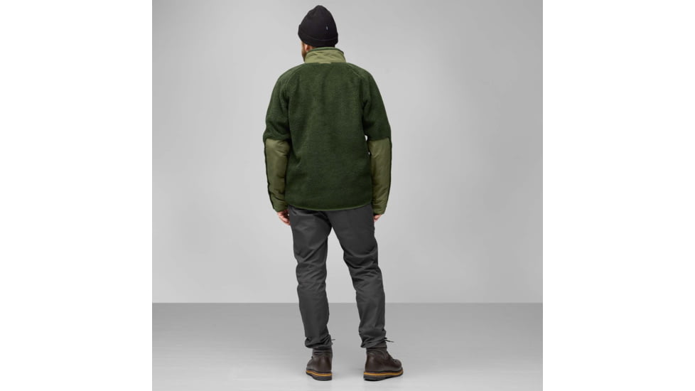 Fjallraven Vardag Pile Jacket - Mens, Deep Forest/Laurel Green, Medium, F87164-662-625-M