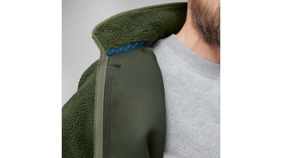 Fjallraven Vardag Pile Jacket - Mens, Deep Forest/Laurel Green, Medium, F87164-662-625-M