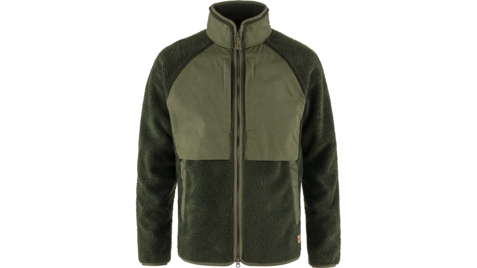 Fjallraven Vardag Pile Jacket - Mens, Deep Forest/Laurel Green, Medium, F87164-662-625-M