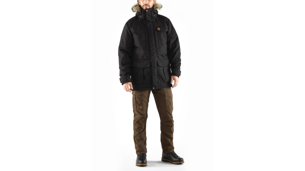 Fjallraven Yupik Parka - Mens, Black, X-Small, FJR0032-BLACK-X-SMALL