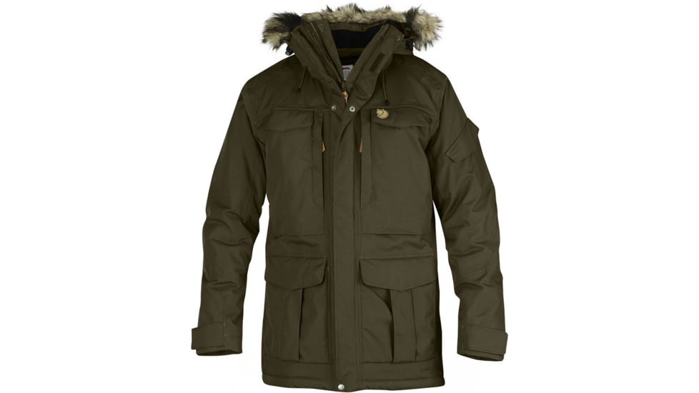 Fjallraven Yupik Parka - Men's, Dark Olive, Medium, 80630-DARK OLIVE-M
