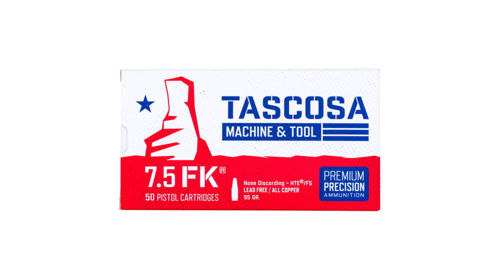 FK BRNO F5 Ammo 7.5 FK 95 Grain Hollow Point Pistol Ammo, 50 Rounds, TMT-HVF5-50