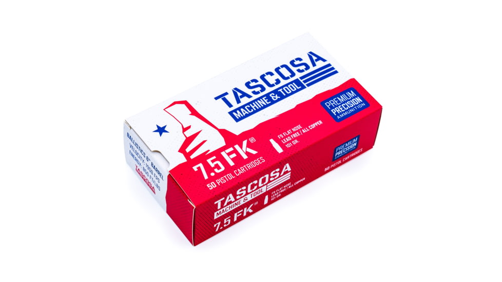FKBRNO F9 Ammo, 7.5 FK, 101 Grain, Flat Nose, 50 Round Box T,MT-HVF9-50