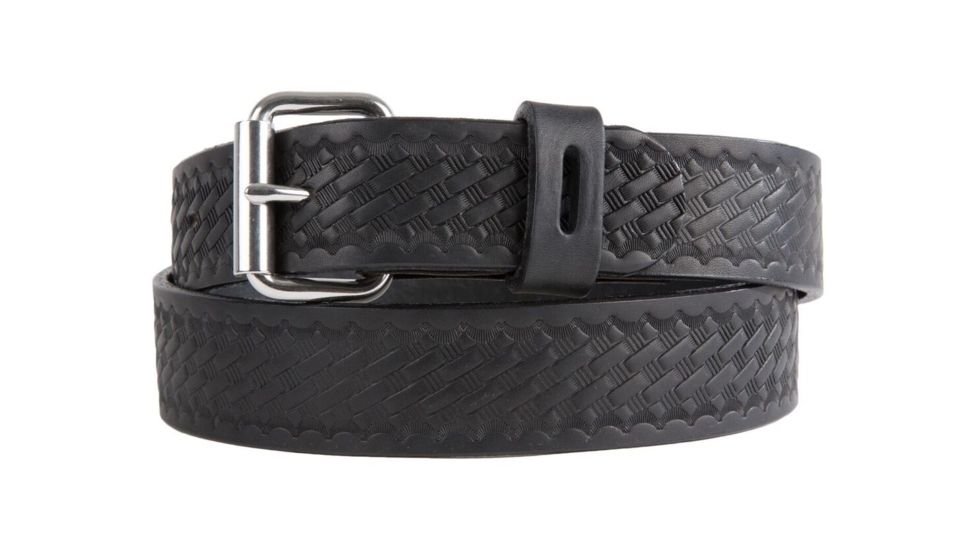 Flagrant Beard 1.5 in Basketweave Shooting / Gun Belt, Black, 30, 000399635258