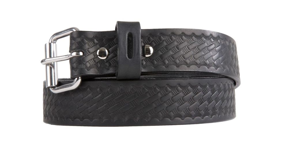 Flagrant Beard 1.5 in Basketweave Shooting / Gun Belt, Black, 30, 000399635258
