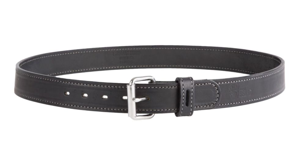 Flagrant Beard 1.5 in Shadow Stitched Shooting / Gun Belt, Black w/ Gray Shadow Contrast Stitch, 30, 000399635494