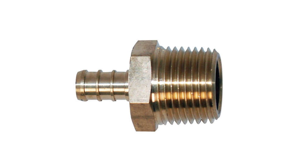 Flair-It Flair It Bestpex Brass Male Adapter 3/4in x 3/4" MPT, 51125