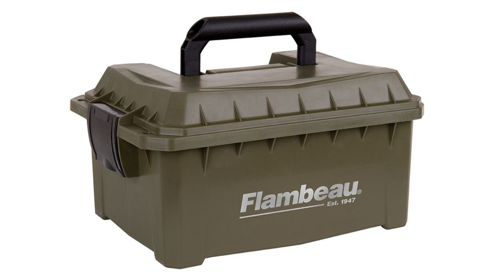 Flambeau Shotshell Ammo Can, Olive Drab, 7415SB