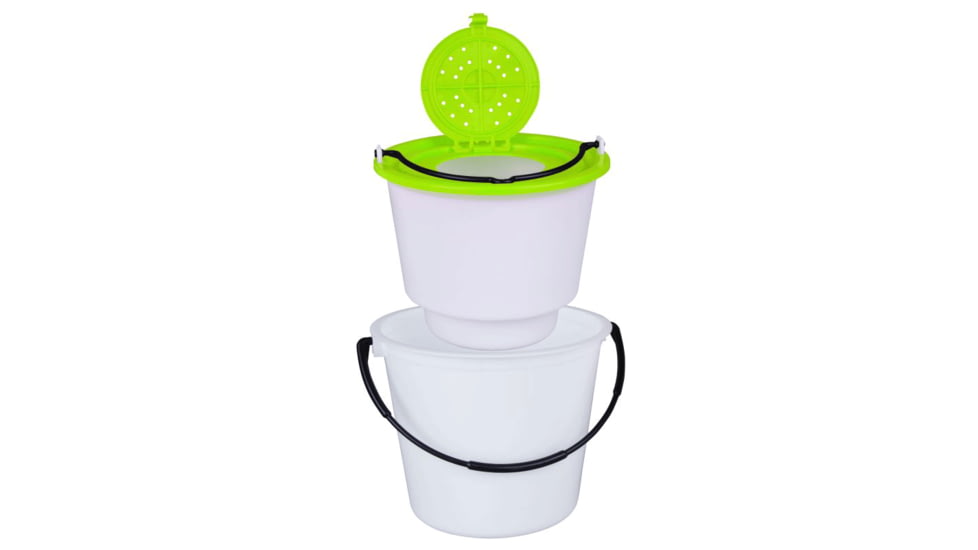 Flambeau 10 Qt Minnow Bucket, 2-Piece, 6051BC