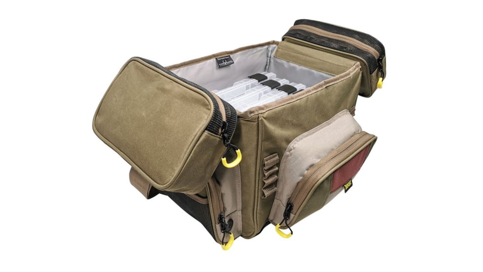 Flambeau 4007 Heritage Tackle Bag, Fir Green/ Pewter/Rust, FL40001