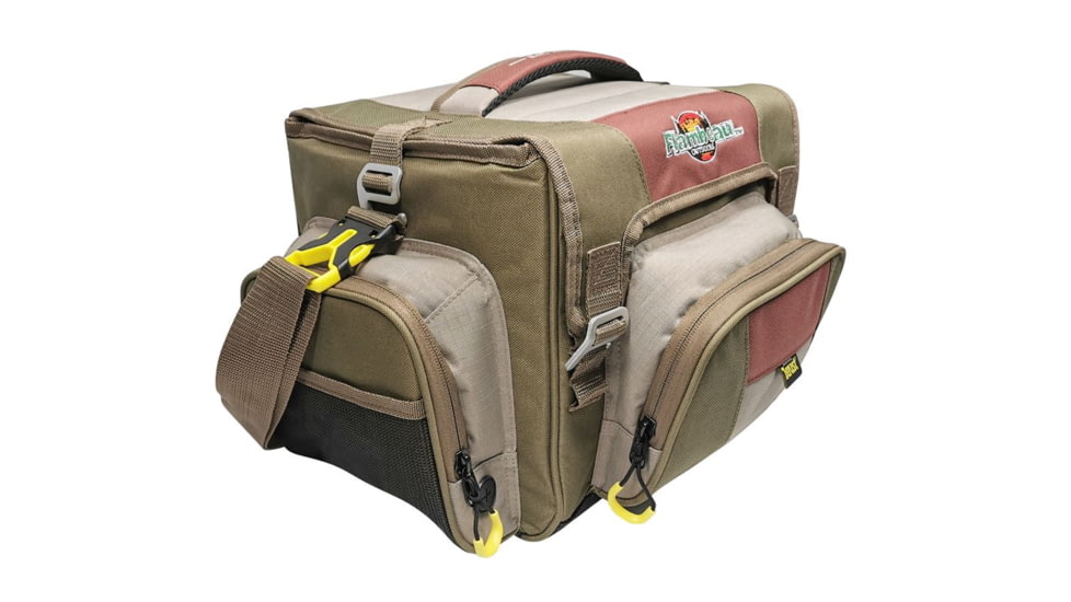 Flambeau 4007 Heritage Tackle Bag, Fir Green/ Pewter/Rust, FL40001