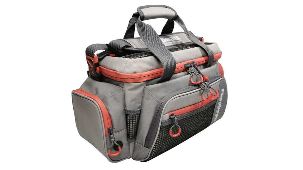 Flambeau 5007 Pro-Angler Tackle Bag, Grey/Red, FL30006