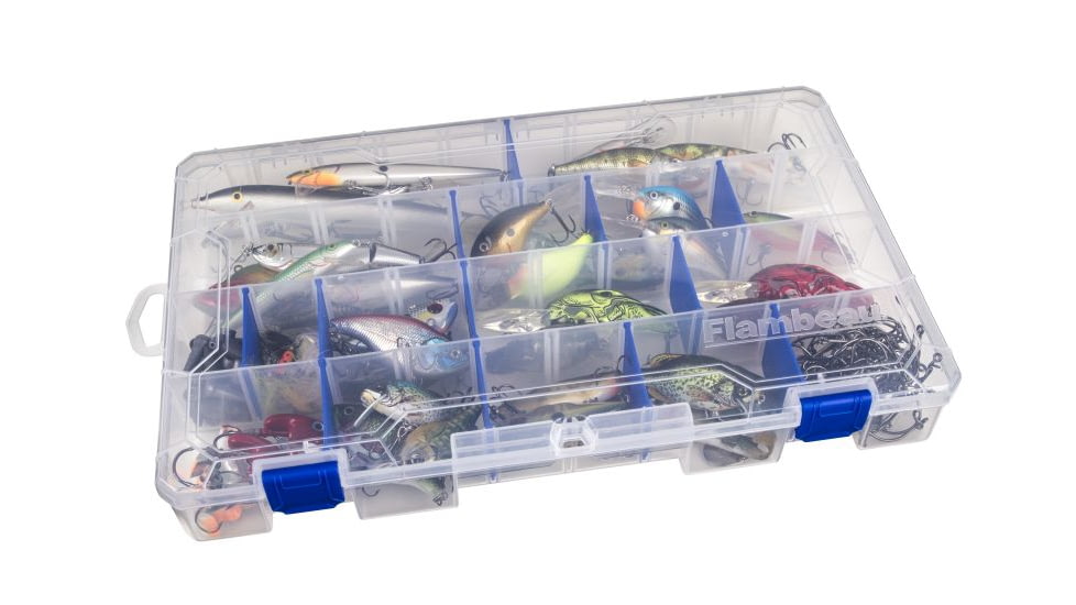 Flambeau 5007 Tuff Tainer 4 Fixed Compartments With Adjust. Dividers and Zerust, 5007