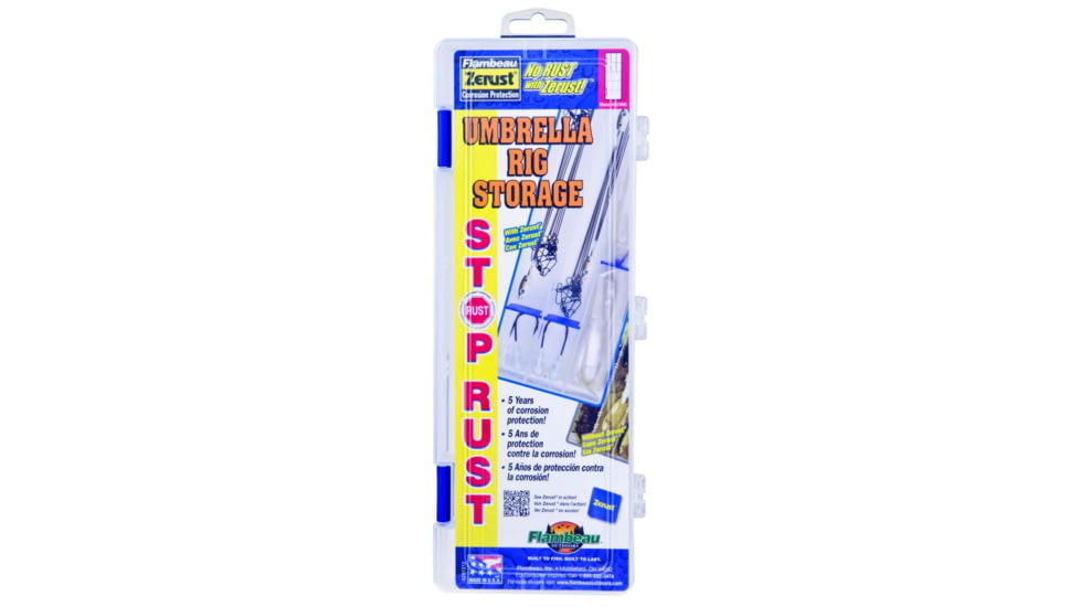 Flambeau Tuff Tainer Umbrella Rig Storage Box w/Zerust, 3009UM