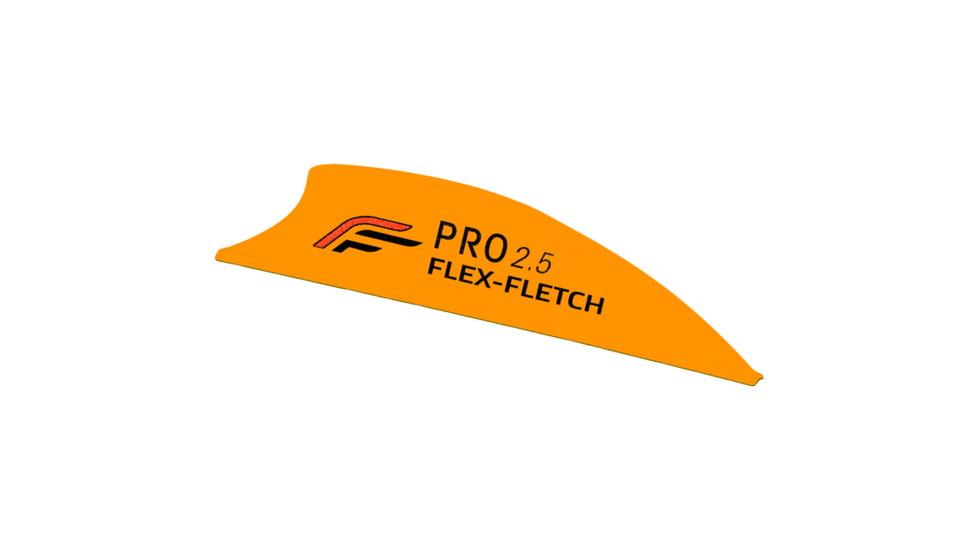 Flex Fletch Pro 2.5 Premium Archery Vanes, Set of 36, Blaze Orange, PROBFBZ