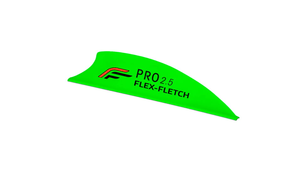 Flex Fletch Pro 2.5 Premium Archery Vanes, Set of 36, Cosmic Green, PROBCGN