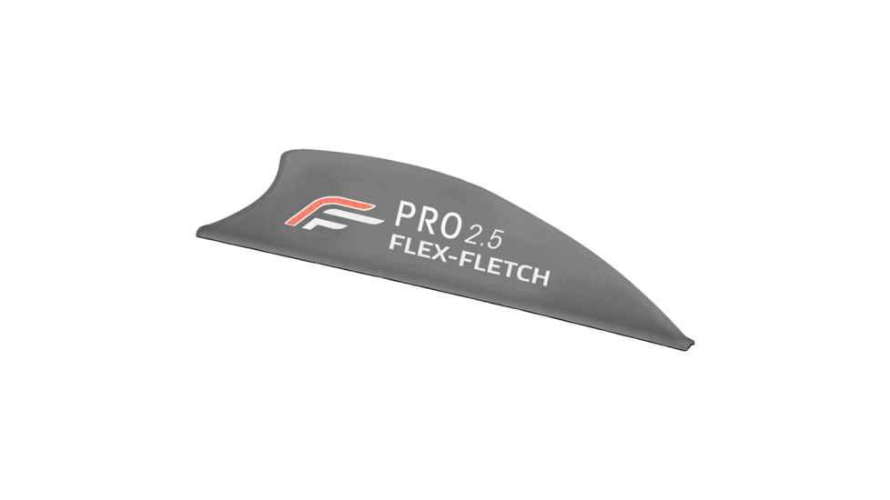 Flex Fletch Pro 2.5 Premium Archery Vanes, Set of 36, Grey, PROBGRY