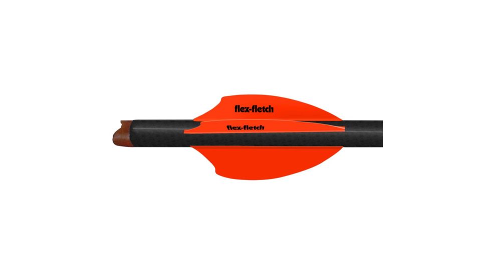 Flex Fletch Silent Knight 200, Blaze Orange 2 in. 36 pk. SK-200-BLZ