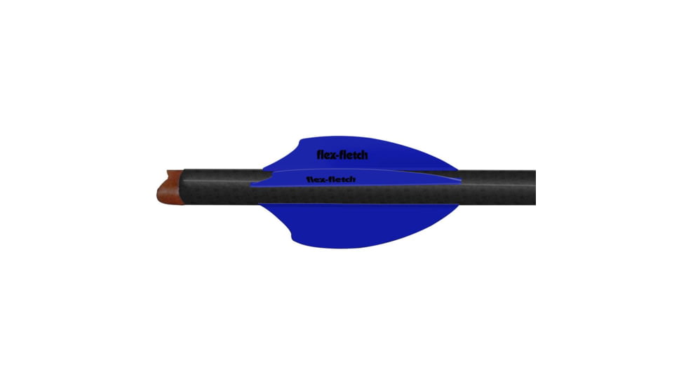 Flex Fletch Silent Knight 200 FLEX2 2 in. 100 pk., Blue 78412