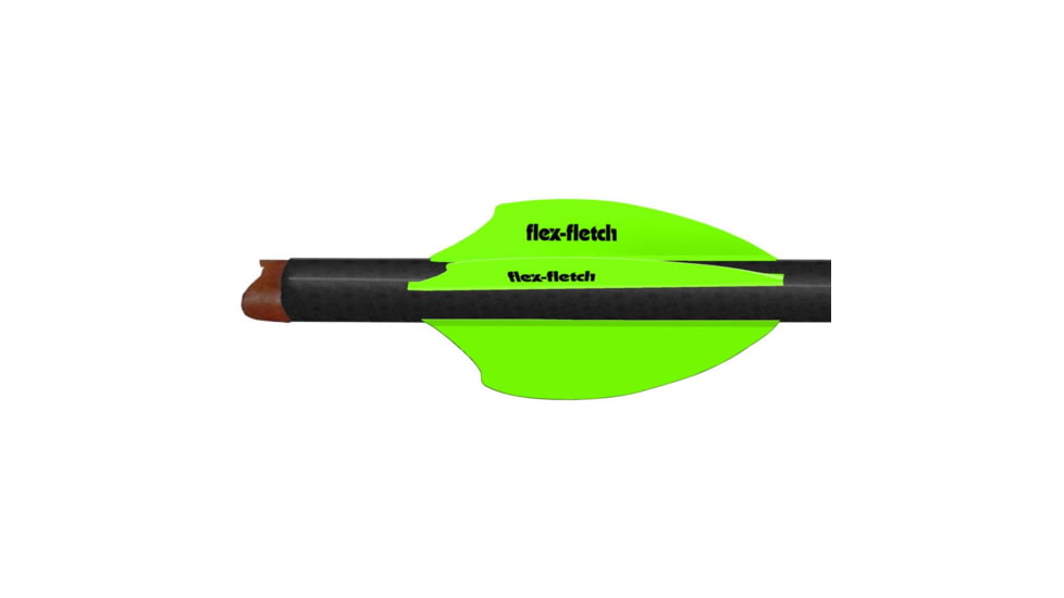 Flex Fletch Silent Knight 200 FLEX2 2 in. 100 pk., Green 78413