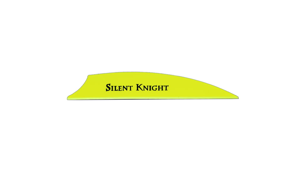 Flex Fletch Flex Fletch Silent Knight Vanes, Flo Yellow, SILENT36-FYL