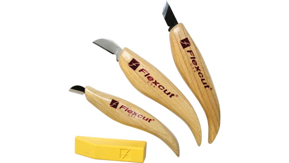 Flexcut 3pc Chip Carving Knife Set FLEXKN115