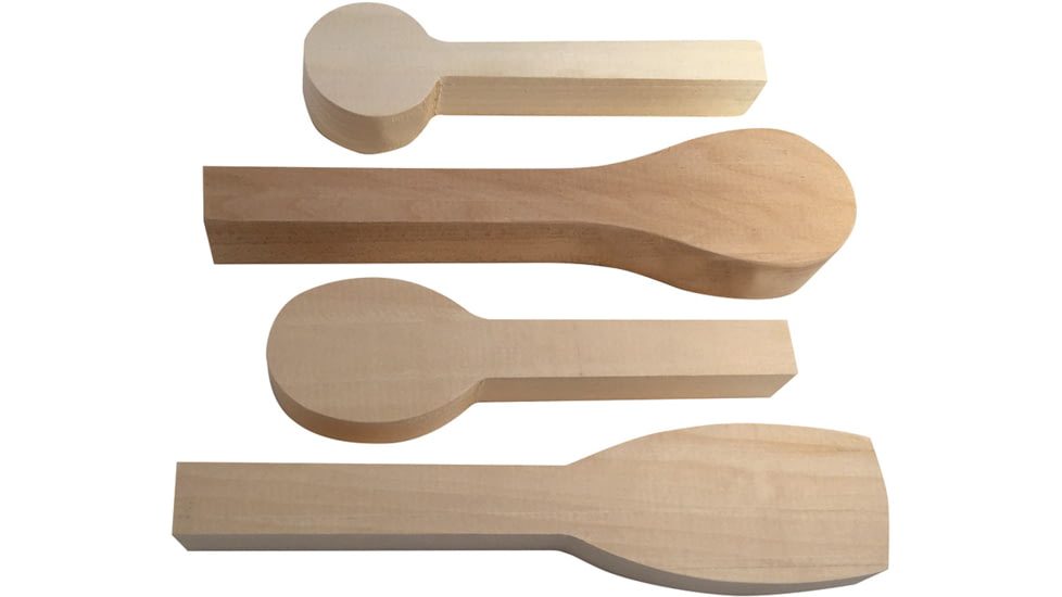Flexcut Basswood Spoon Blank Set, Basswood Construction, SKSB4