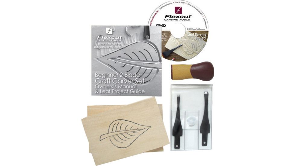 Flexcut Beginner Craft Carver Set, 2 Blades FLEXSK111